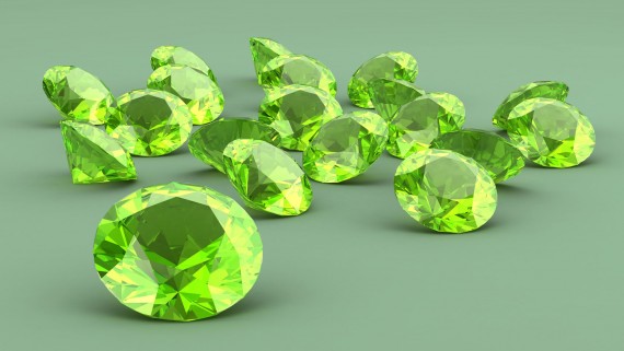 Cómo se llama la piedra de color verde?