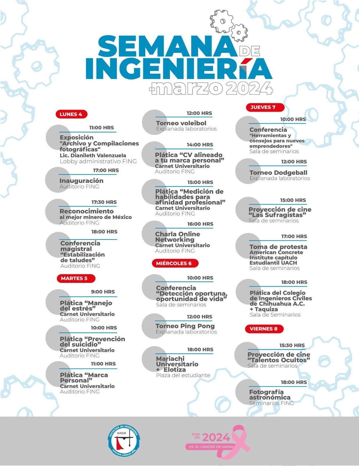 Inauguran la Semana Académica y Deportiva de Ingeniería 2024 en la